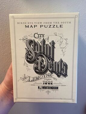 City of Saint Denis Map Puzzle - Red Dead Redemption 2 - missing 1 piece